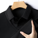 DualFit - Camisa Polo Masculina Casual e Social em Uma Só Peça